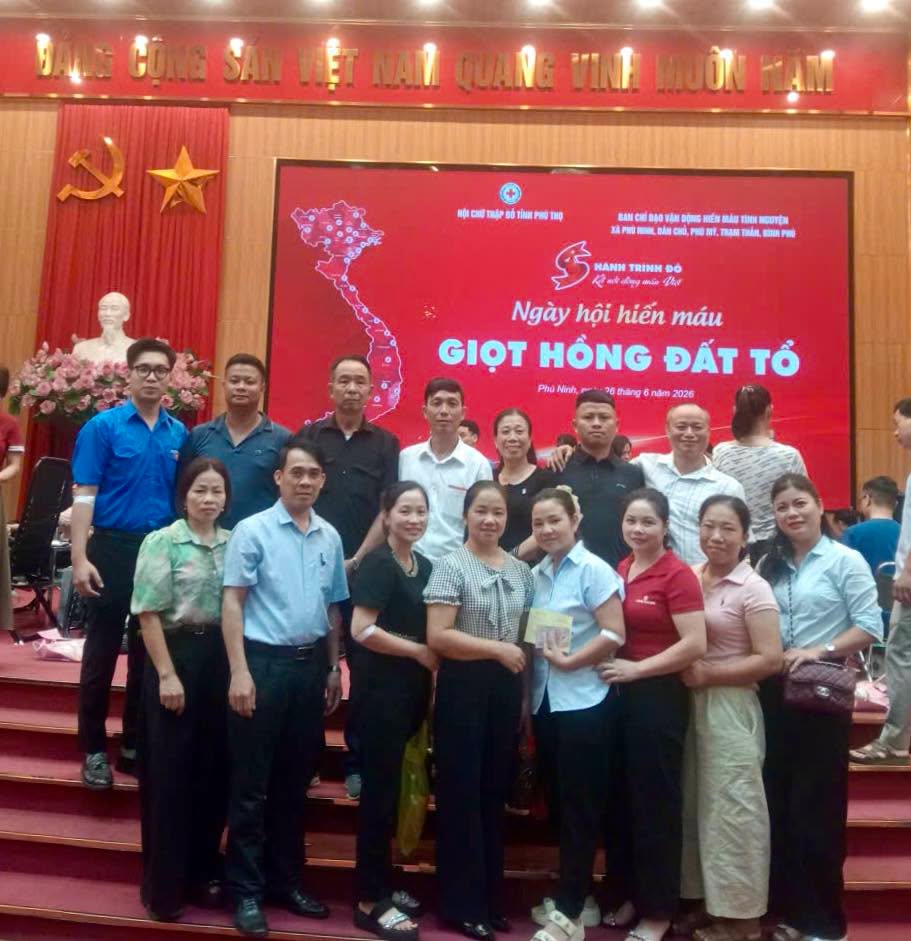 XÃ TRẠM THẢN THAM GIA HIẾN MÁU TÌNH NGUYỆN ĐỢT 1 NĂM 2026
