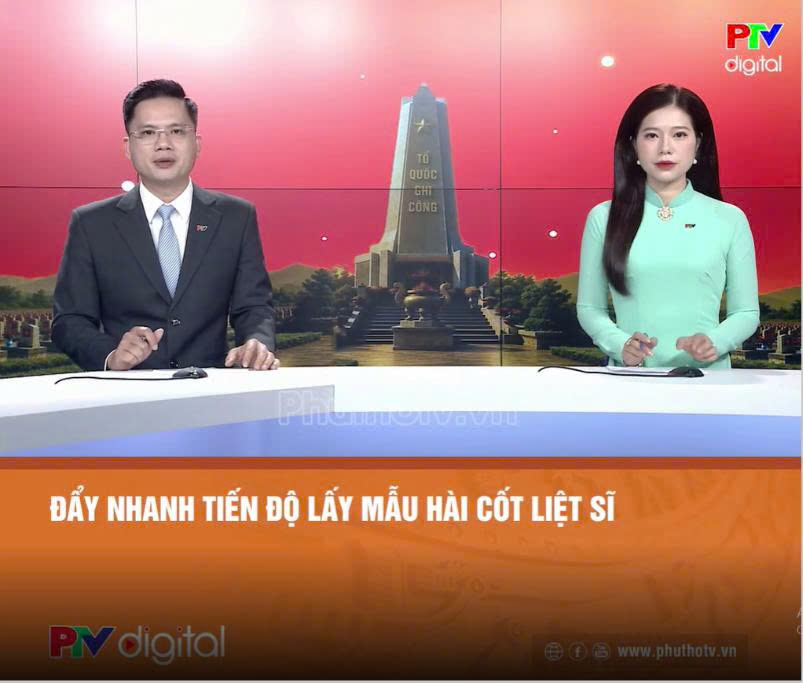 Đẩy nhanh tiến độ lấy mẫu hài cốt liệt sĩ