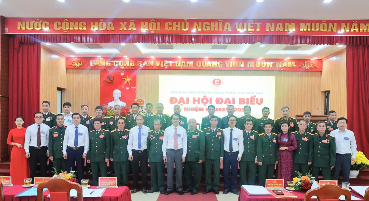ĐẠI HỘI ĐẠI BIỂU HỘI CỰU CHIẾN BINH XÃ TRẠM THẢN THÀNH CÔNG TỐT ĐẸP