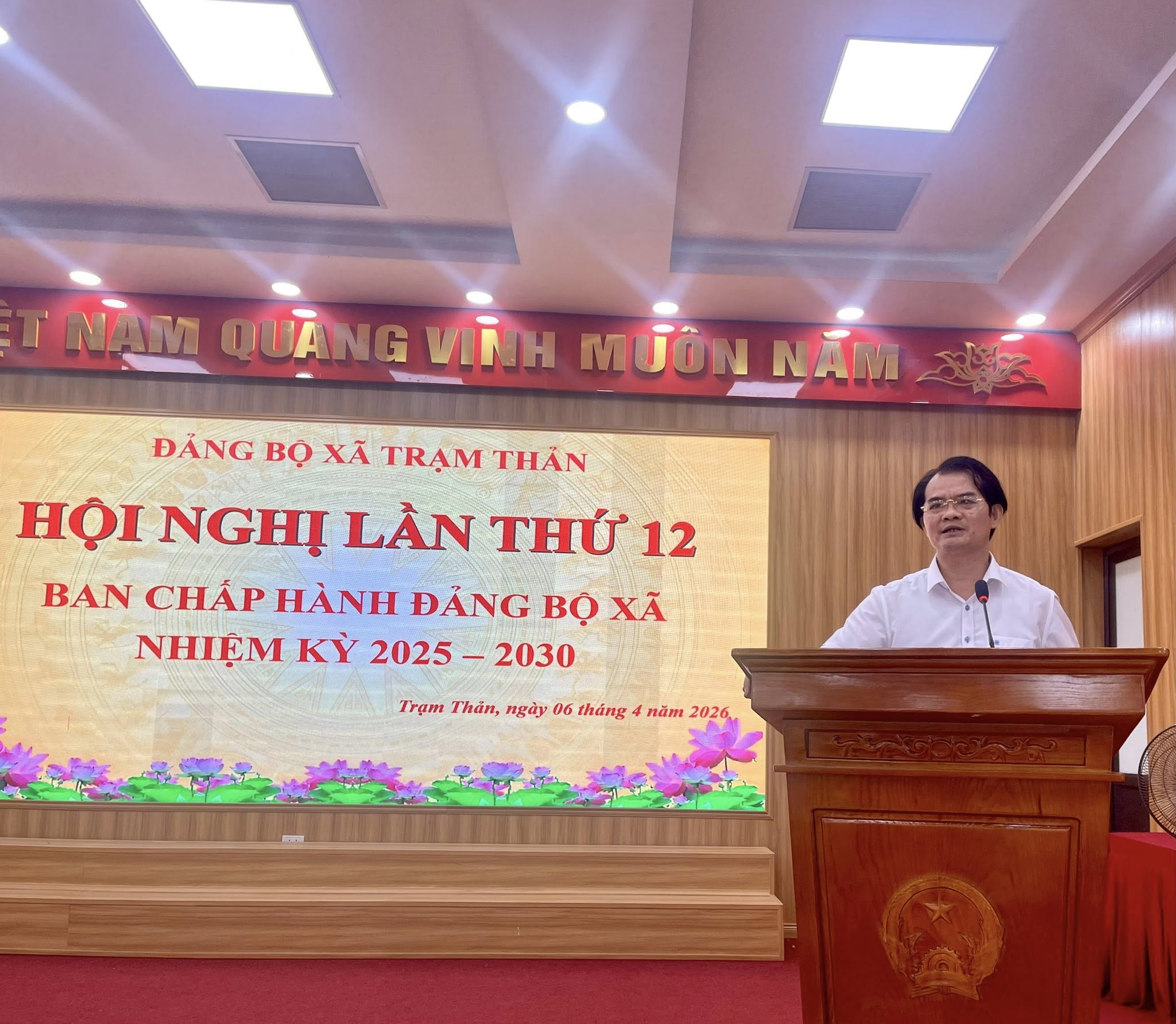 Hội nghị lần thứ 12 Ban chấp hành Đảng bộ xã nhiệm kì 2025-2030