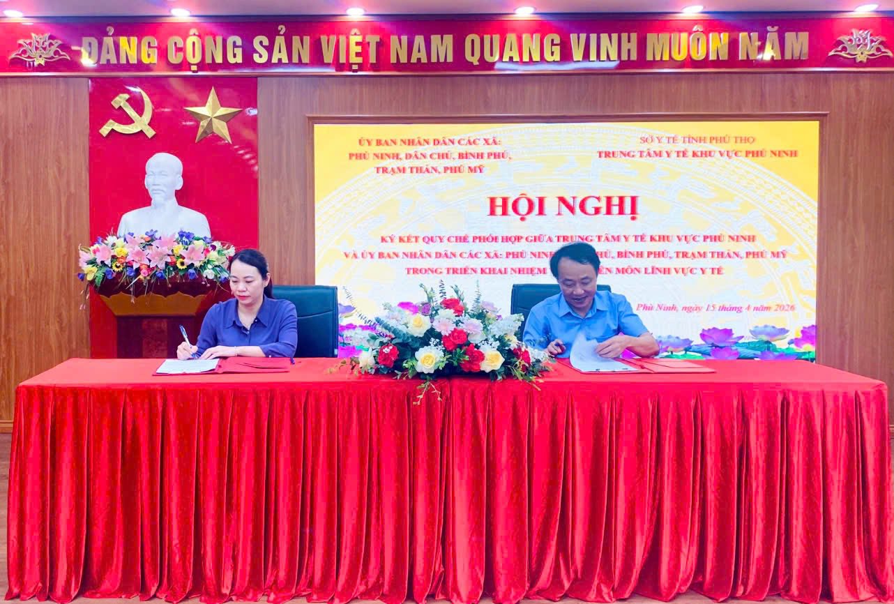 Quy chế phối hợp giữa Trung tâm Y tế khu vực Phù Ninh và UBND xã Trạm Thản trong triển khai nhiệm vụ chuyên môn lĩnh vực y tế