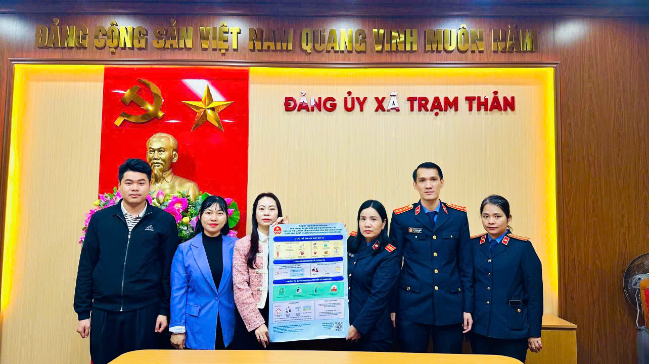 VIỆN KIỂM SÁT NHÂN DÂN KHU VỰC 3 LÀM VIỆC TẠI UBND XÃ TRẠM THẢN