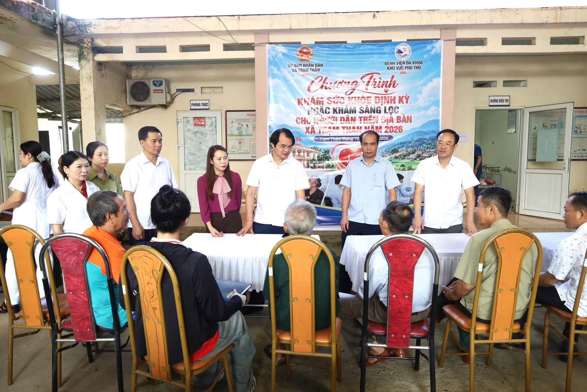 CHƯƠNG TRÌNH KHÁM SỨC KHỎE ĐỊNH KỲ CHO NGƯỜI DÂN TRÊN ĐỊA BÀN XÃ TRẠM THẢN NĂM 2026