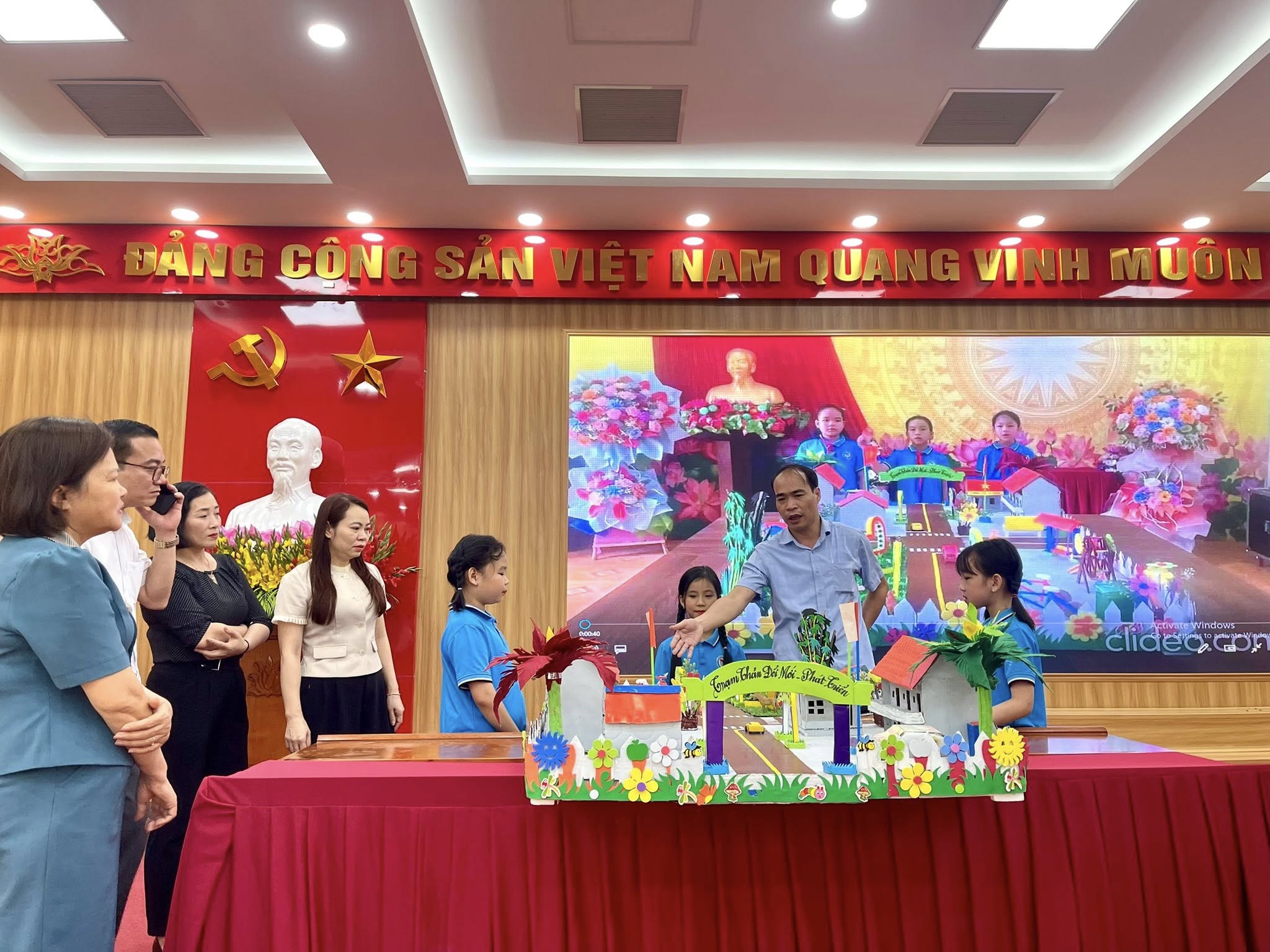 UBND xã Trạm Thản tổ chức trình diễn đánh giá lựa chọn mô hình tham gia cuộc thi sáng tạo Thanh thiếu niên nhi đồng tỉnh Phú Thọ năm 2026